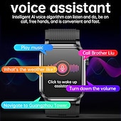 economico Smartwatch-P300 pro Orologio intelligente 1.1 pollice Orologio da Corsa Fitness Smartwatch Contapassi Promemoria chiamata Localizzatore di attività Compatibile con Smartphone Da uomo GPS Standby lungo Chiamate