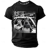  Bărbați Argou amuzant Tricou Manșon scurt Tricou Tipărire 3D Stil Nautic Cămașă Modă Zilnic Zilnic Stradă Albastru piscină Heather Grey Negru Vară Primăvară Îmbrăcăminte S M L XL XXL XXXL