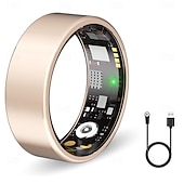 billige Smarte ringer-Smart Ring Smartklokke NO Smartringer Søvnmonitor Kompatibel med Android iOS Unisex Vanntett IP65 57 mm urkasse
