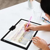 tanie Dekoracyjne światła-Przeglądarka slajdów, podświetlana skrzynka A3 do skanowania starych slajdów i negatywów, ultracienka podświetlana skrzynka skanera z regulowaną diodą LED, zasilana przez USB