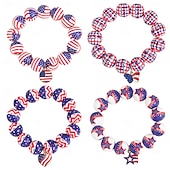  250ή Επέτειος ΗΠΑ βραχιόλι Καθημερινό Ενηλίκων Γιούνισεξ Ημέρα ανεξαρτησίας 4η Ιουλίου Πάρτι Επίδοση Ντύνομαι