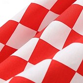 preiswerte Kleider-Vintage inspiriert Midlänge A-Linie Kleid Swing-Kleid Kurze Ärmel Tupfen A-Linie Kostüm Mädchen Kindertag Maskerade Urlaub Alltagskleidung Kinder Kleid Abschlussballkleider Sommer Frühling