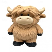 economico Dispenser sapone-dispenser di sapone a forma di mucca delle Highlands, adorabile bottiglia di sapone per le mani a forma di mucca delle Highlands &amp;Gel doccia, bottiglia con pompa ricaricabile a forma di mucca, stampa