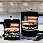 baratos Canecas &amp; Chávenas-Caneca comemorativa do 250º aniversário dos Estados Unidos, presente patriótico, caneca de cerâmica do semiquincentenário, 1776-2026 América 250, presente para o Dia da Independência (4 de julho) para