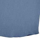 Χαμηλού Κόστους Ανδρικά Πόβερ Μπλουζάκια-Ανδρικά Πουκάμισο Πουκάμισο Popover Πουκάμισο με κουμπιά Casual πουκάμισο Μπλε τζιν Μαύρο Λευκό Βαθυγάλαζο Σκούρο μπλε Μακρυμάνικο Σκέτο Κουμπωτός γιακάς Causal ΕΞΩΤΕΡΙΚΟΥ ΧΩΡΟΥ Κουμπιά Ρούχα