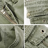 זול מכנסי דגמ"ח-בגדי ריקוד גברים מכנסי קרגו מכנסיים מכנסי עבודה כיס מרובה כיס דש אחיד באורך מלא קזו'אל יומי בָּחוּץ חופשה קלסי מונח בצורה רפויה שחור ירוק צבא קשיח