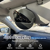 baratos Ganchos e Acessórios-Suporte para lata de tabaco de mascar para quebra-sol de carro, suporte para mascar de carro, suporte para quebra-sol de carro, acessório interno automotivo que economiza espaço, clipe de