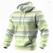 economico Hoodie Etnici Vintage-Per uomo Azteco Felpa con Cappuccio Felpa Etnico Vintage Retrò Manica Lunga Girocollo Abbigliamento casual alla moda Blu Marrone Verde Coulisse Autunno Inverno progettista S M L XL XXL XXXL