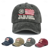  Cappellino da baseball Bandiera Americana Retrò Vintage Eredità Patriotico 1776-2026 per Unisex Adulti Stampa 3D  per Giorno dell'Indipendenza / 4 Luglio 4 Luglio All'aperto Casual Quotidiano Parata