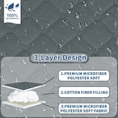 tanie Pokrowce na sofę-Wodoodporny, antypoślizgowy pokrowiec na sofę dla zwierząt, mata dla psa, ochraniacz na sofę, pokrowiec na lewą i prawą leżankę