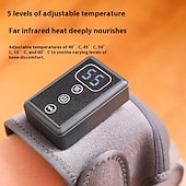 halpa Vartalon hierontalaitteet-lämmitetty polvihierontalaite, lämpöpolvituki, säädettävä tärinälämmitystyyny, polven rentoutusjalan lämmitin