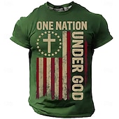 cheap Patriotic 250 T-shirts-Bible 4th of July 2026 250th Memorial Day Patriotic Vintage Patriot American Flag T-Shirt
