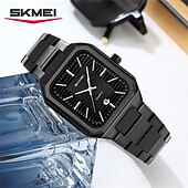economico Orologi al quarzo-SKMEI Da uomo Orologio al quarzo Minimalista Moda Casual Affari Calendario Impermeabile Ora mondiale Decorazione Acciaio Guarda