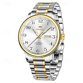 levne Mechanické hodinky-Nové pánské business hodinky Olevs se světelným kalendářem, týdenním zobrazením, plně automatickým mechanickým strojkem, ležérní a módní digitální hodinky, voděodolné, sportovní náramkové hodinky