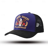 economico Accessori-Cappellino da baseball Bandiera Americana Retrò Vintage Eredità Patriotico 1776-2026 per Unisex Adulti Stampa 3D  per Giorno dell'Indipendenza / 4 Luglio 4 Luglio All'aperto Casual Quotidiano