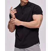 Χαμηλού Κόστους T-shirts και αμάνικα μπλουζάκια για τρέξιμο-Ανδρικά Μονόχρωμο Tricou de Alergat Μπλούζα συμπίεσης Καλοκαίρι Άνοιξη Φθινόπωρο Κοντομάνικο Γρήγορο Στέγνωμα Συμπίεση Ύγρανση Γυμναστήριο προπόνηση Ενεργή εκπαίδευση Ασκηση Θαλασσί Μαύρο Μπεζ