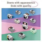 رخيصةأون الكاميرا والتصوير-كاميرا S162 الرقمية الصغيرة الجديدة ذات الطراز القديم بتقنية CCD وشاشة قابلة للطي، مثالية لطلاب الجامعات، كاميرا صغيرة مزودة بتسجيل عالي الدقة.