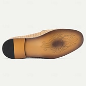 ieftine Mocasini din piele premium-Mocasini eleganți din piele pentru bărbați - design țesut cu detalii din piele, ideali pentru ocazii casual și semi-formale