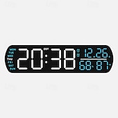 olcso Okos dekoratív lámpák-Hordozható LED digitális ébresztőóra rezgő és villogó riasztásokkal a mély alváshoz és az emlékeztető igényekhez