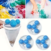 abordables Les fournitures de nettoyage-Lot de 3 filtres à peluches pour lave-linge, maille conique améliorée avec filtration 2 fois supérieure, collecteur de peluches réutilisable pour poils d'animaux &amp;peluches, compatible avec l'avant