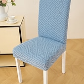 billiga Fåtöljskydd och armlöst stoltäckning-Matstolsöverdrag för hemmet polarfleece tyg stretchöverdrag sitsskydd stolsöverdrag mjukt halkfritt matstolsfodral