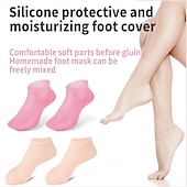 cheap Personal Care &amp; Health-9 Pair Moisturizing Foot Mask Exfoliating Silicone Socks Beach Protective Socks Silicone Socks for Dry Cracked Feet, Women's Foot Socks for Moisturizing