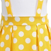 preiswerte Kleider-Vintage inspiriert Midlänge A-Linie Kleid Swing-Kleid Kurze Ärmel Tupfen A-Linie Kostüm Mädchen Kindertag Maskerade Urlaub Alltagskleidung Kinder Kleid Abschlussballkleider Sommer Frühling