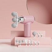 ieftine Aparat de Masaj-pistol de masaj portabil mini pistol fascia portabil relaxare musculară profundă pistol fascia cu viteză reglabilă pentru corp spate gât picioare