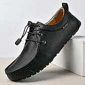 preiswerte Lässige Schnürschuhe-Braune Herren-Freizeitschuhe aus Wildleder, Schnürdesign, leichte, flexible Sohle, klassischer Freizeitstil, geeignet für Alltag und Spaziergänge