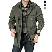 Недорогие Водонепроницаемые куртки-Муж. Куртка для активного отдыха Куртка для туризма и прогулок На открытом воздухе С защитой от ветра Быстровысыхающий Легкость Походная одежда Походная одежда Зима Осень Жакет