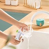 preiswerte Reinigungsmittel-2er-Pack Becherdeckel-Reinigungsbürste 4-in-1, multifunktionales Reinigungswerkzeug für Isolierflaschen, tragbarer Deckelreiniger für Gläser, Wasserkocher, Schnuller, Deckelspalte und die Reinigung in der Küche.