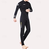 economico Mute, tute da sub e indumenti anti-abrasione-Per uomo Muta in neoprene da 3 mm Tuta termica integrale Color-blocking Termico Addensato Protezione UV Manica Lunga Costume da Bagno Costume da bagno Surf Immersione Snorkeling Primavera