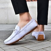 economico Mocassini casual-mocassini da uomo in similpelle viola: comode scarpe casual slip-on da indossare tutti i giorni e per eventi rilassati