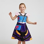 Недорогие Костюмы для девочек-Вдохновленный K-pop Вдохновлено корейскими идолами Идол Поп-звезда Костюм Забавный костюм Виртуальный идол for Девочки Дети Хэллоуин Карнавал Выступление Комик-Кон Аниме Экспо