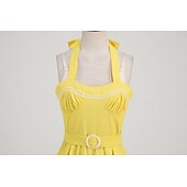 Недорогие Платья-Винтажная коллекция Полдень Платье A-Line Качели Платье Без рукавов А-силуэт Маскарадный костюм Жен. Карнавал День Святого Валентина Маскарад Отпуск На каждый день Девичник Взрослые