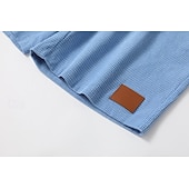 Χαμηλού Κόστους Casual σορτς-Ανδρικά Σορτς βάφλα Σορτσάκια Καλοκαιρινό σορτς Casual σορτς Κορδόνι Τσέπη Ελαστική μέση Σκέτο Άνεση Αναπνέει σύντομο ΕΞΩΤΕΡΙΚΟΥ ΧΩΡΟΥ Διακοπές Αθλητισμός Καθημερινό Μαύρο Λευκό Μικροελαστικό