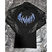 Χαμηλού Κόστους T-shirts και αμάνικα μπλουζάκια για τρέξιμο-Ανδρικά Αφηρημένο Tricou de Alergat Μπλούζα συμπίεσης Άνοιξη Φθινόπωρο Μακρυμάνικο Γρήγορο Στέγνωμα Συμπίεση Ύγρανση Γυμναστήριο προπόνηση Ενεργή εκπαίδευση Ασκηση Θαλασσί Μαύρο Λευκό ΑΘΛΗΤΙΚΑ ΡΟΥΧΑ