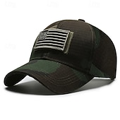  Cappellino da baseball Mimetico Bandiera Americana Retrò Vintage Patriotico per Unisex Adulti Stampa 3D  per Giorno dell'Indipendenza / 4 Luglio 4 Luglio All'aperto Casual Quotidiano