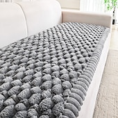 cheap Sofa Cover-Pet Couch Cover for 3 Cushion Sofa, Non-Slip Fuzzy Couch Cover for Dogs Washable, Thick Soft Sofa Slipcovers Cushion Protector Pet Friendly