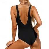 levne Rash guardy One Piece-Dámské Plavky Jednodílné díly Jednobarevné Ochrana proti UV záření Elastický Bez rukávů Plavky Surfování Potápění Plavání Léto