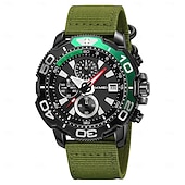preiswerte Quarz-Uhren-SKMEI Herren Quarzuhr Sport Mode Lässig Geschäft Stopuhr Kalender Wasserdicht Dekoration Nylon Beobachten