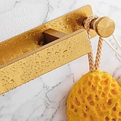 tanie Drążki na ręczniki-Wieszak na ręczniki / Wieszak na szlafrok / Półka łazienkowa Nowy design / Samoprzylepne / Kreatywne Nowoczesny Stal nierdzewna / Stal niskowęglowa / Metal 1 szt. - Łazienka Pojedynczy / 1-wieszak na