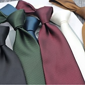 voordelige Herenstropdassen &amp; vlinderdassen-Voor heren Banden Gebreid Dagelijks Formeel Geribd Effen Kleur Met Textuur Casual Dagelijks liiketoiminta