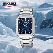 economico Orologi al quarzo-SKMEI Da uomo Orologio al quarzo Minimalista Moda Casual Affari Calendario Impermeabile Ora mondiale Decorazione Acciaio Guarda