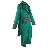  Renaissance Steampunk Coat Pants Hat Long Sleeves Prince Elf Nobleman Fancy Dress Men's Royal Steampunk Event / Party Masquerade Adults' Coat Vest Pants