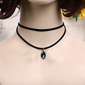 cheap Necklaces &amp; pendants-1PC Necklace For Women's Gemstone Daily Street Gift Alloy Patchwork