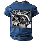  Bărbați Argou amuzant Tricou Manșon scurt Tricou Tipărire 3D Stil Nautic Cămașă Modă Zilnic Zilnic Stradă Albastru piscină Heather Grey Negru Vară Primăvară Îmbrăcăminte S M L XL XXL XXXL