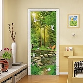 abordables Bannières de Garage et de Porte-Bannière 3D représentant une vieille ruelle, des escaliers en pierre, une vue de rue méditerranéenne, un rideau de porte réaliste et pittoresque, idéal pour la décoration de votre porte d'entrée.