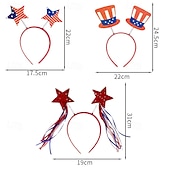 economico Accessori-Fascia Cosplay Bambini Adulti Unisex Giorno dell'Indipendenza / 4 Luglio 4 Luglio Feste Festival Vestirsi