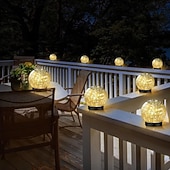 tanie Światła ścieżki i latarnie-2 szklane kule solarne LED, oświetlenie ogrodowe, ślubne, 12 cm, 30 diod LED, kuliste, wkładane do gruntu, zewnętrzne, wodoodporne, oświetlenie trawnikowe, na imprezy, święta, ścieżka ogrodowa, dekoracja krajobrazu